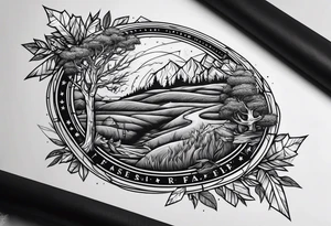 Father baseball hunting rip tattoo idea