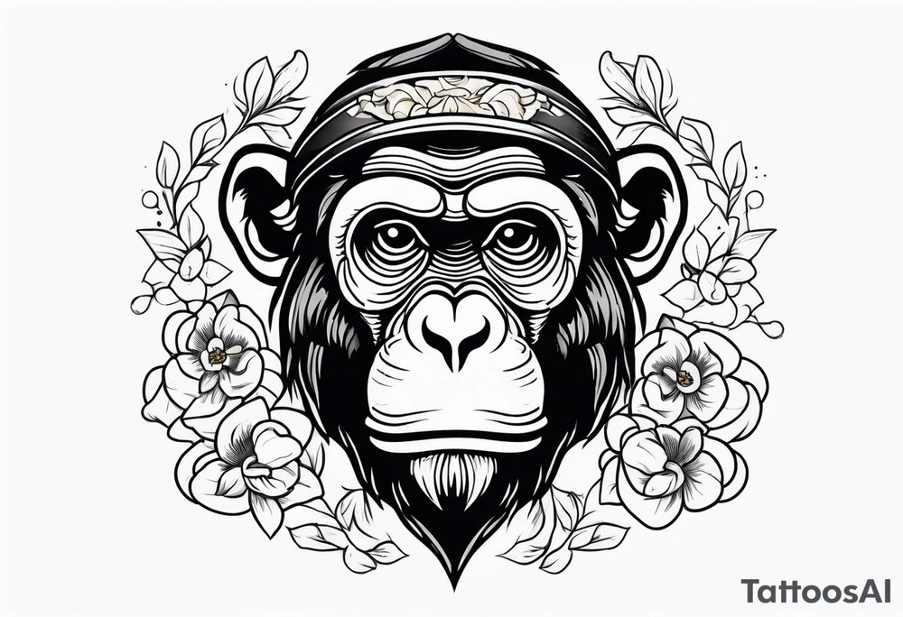 rich.  monkey tattoo idea