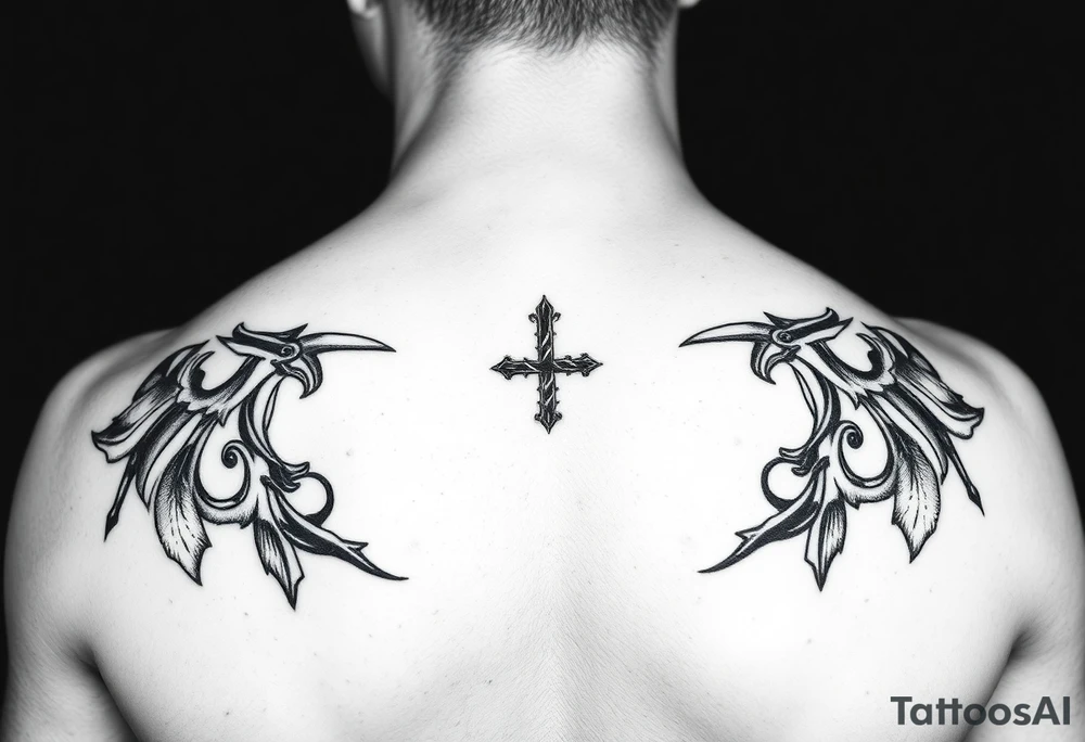 georgia theme tattoo black and white tattoo idea