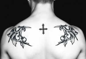georgia theme tattoo black and white tattoo idea