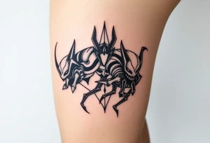 GENGAR AND VENOM tattoo idea