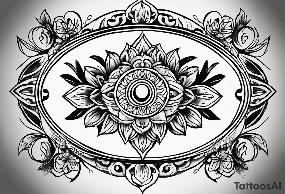 small round tattoo with open in the middle tattoo idea small round tattoo with open in the middle tattoo idea