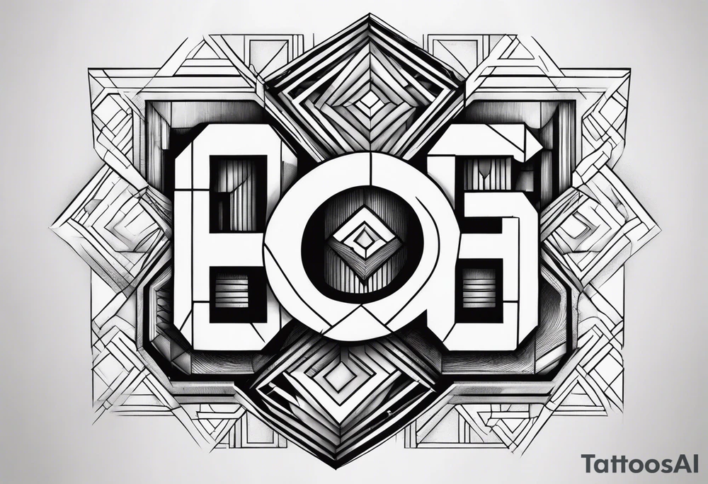 The numbers 856 in blocky numbers above my knee tattoo idea