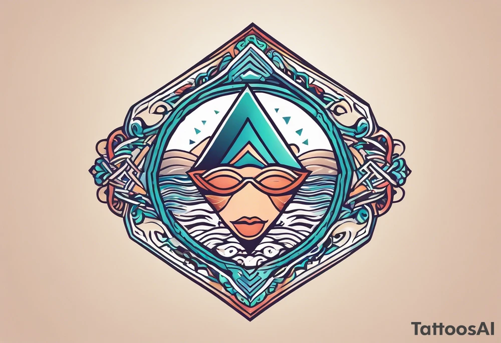 a logo for a bikini brand called Yaraí. Simple logo and unique symbolizing the meaning "lively waters" simpler than that . something that can be drawn but is unique tattoo idea