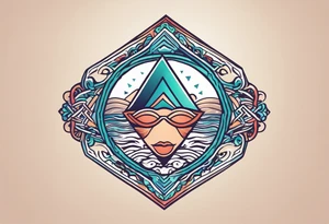 a logo for a bikini brand called Yaraí. Simple logo and unique symbolizing the meaning "lively waters" simpler than that . something that can be drawn but is unique tattoo idea