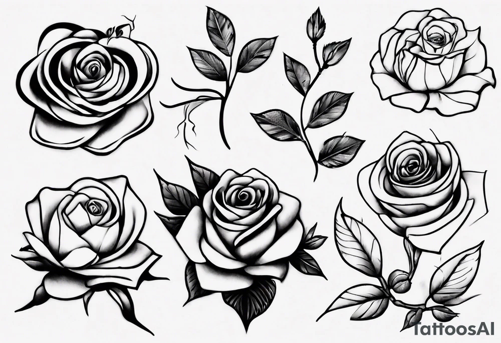 ROSAS NEGRAS tattoo idea