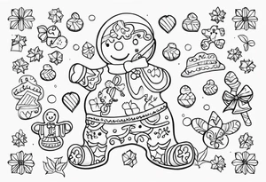 GINGERBREAD MAN tattoo idea