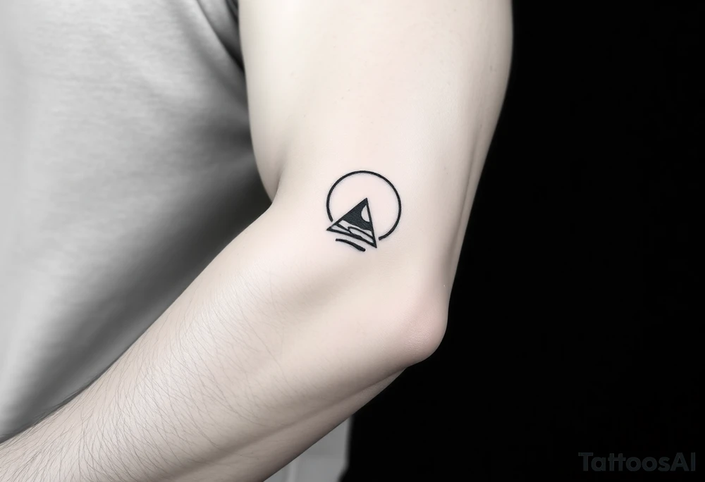 Simple.
Armband around the right arm.
Path exploring the universe. tattoo idea