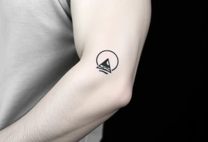 Simple.
Armband around the right arm.
Path exploring the universe. tattoo idea