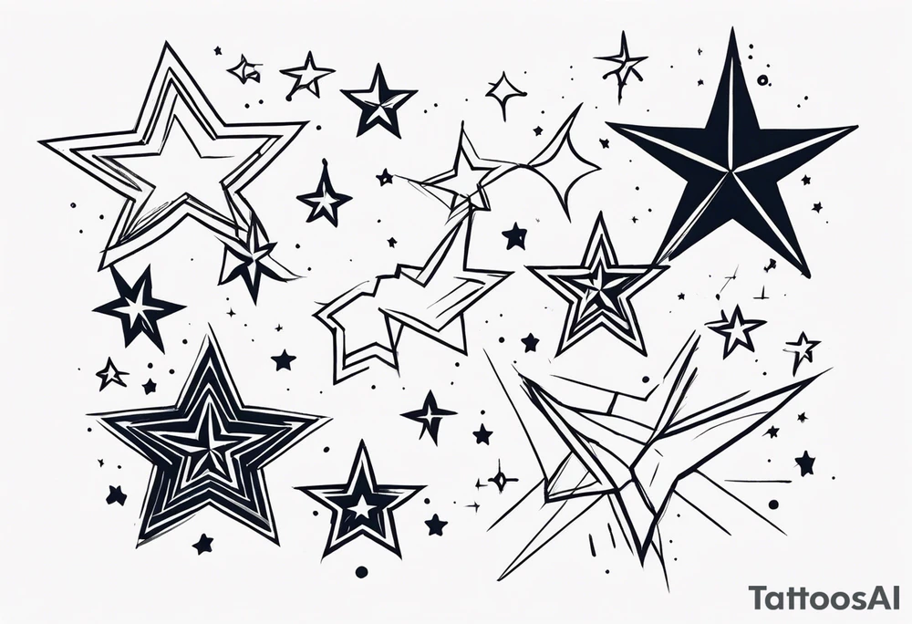 Stars tattoo idea