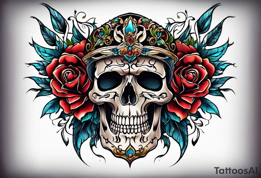 Skeleton tattoo idea