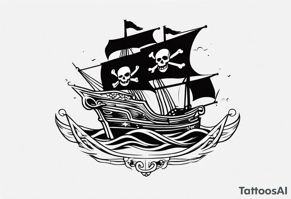 Pirate flag tattoo idea