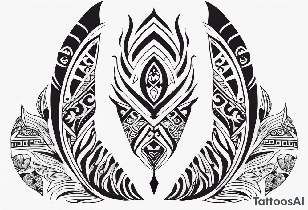 maori tribal  neck tattoo tattoo idea