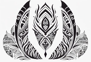maori tribal  neck tattoo tattoo idea