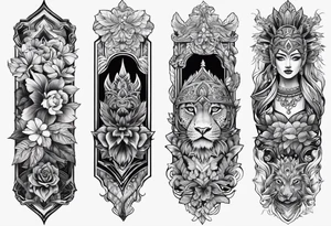 forearm sleeve tattoo idea