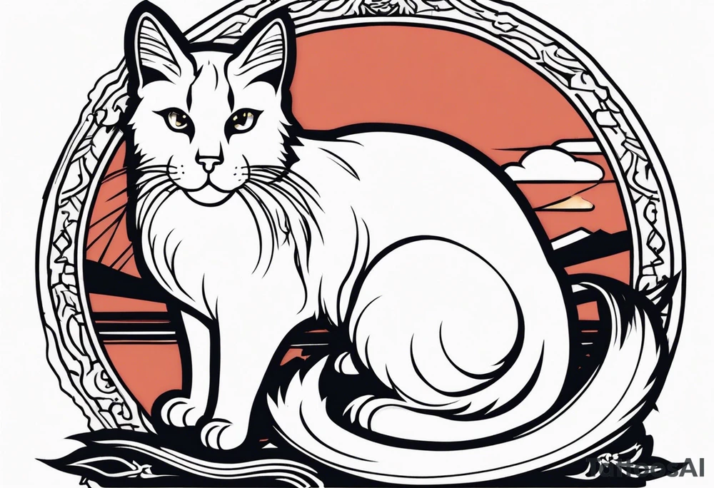 銃を持った猫 tattoo idea