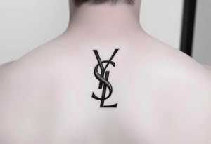YSL logo tattoo idea