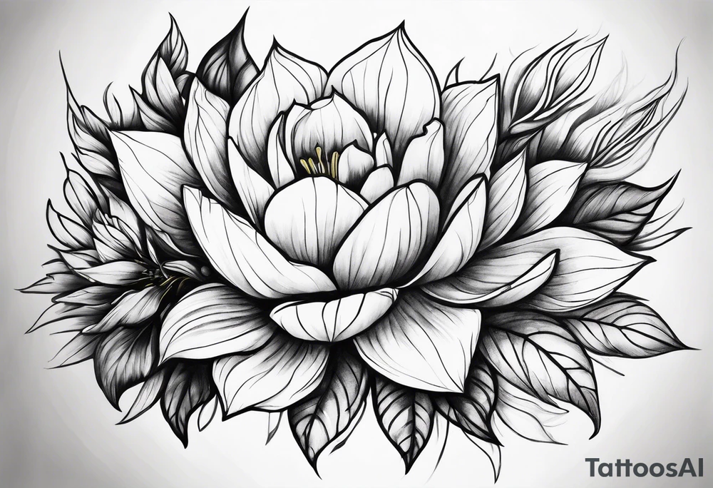 flower of lofe tattoo idea