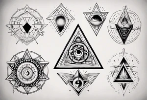 iluminati tattoo idea