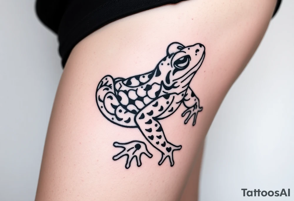Toad sage japanese traditional tattoo idea