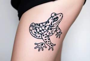 Toad sage japanese traditional tattoo idea