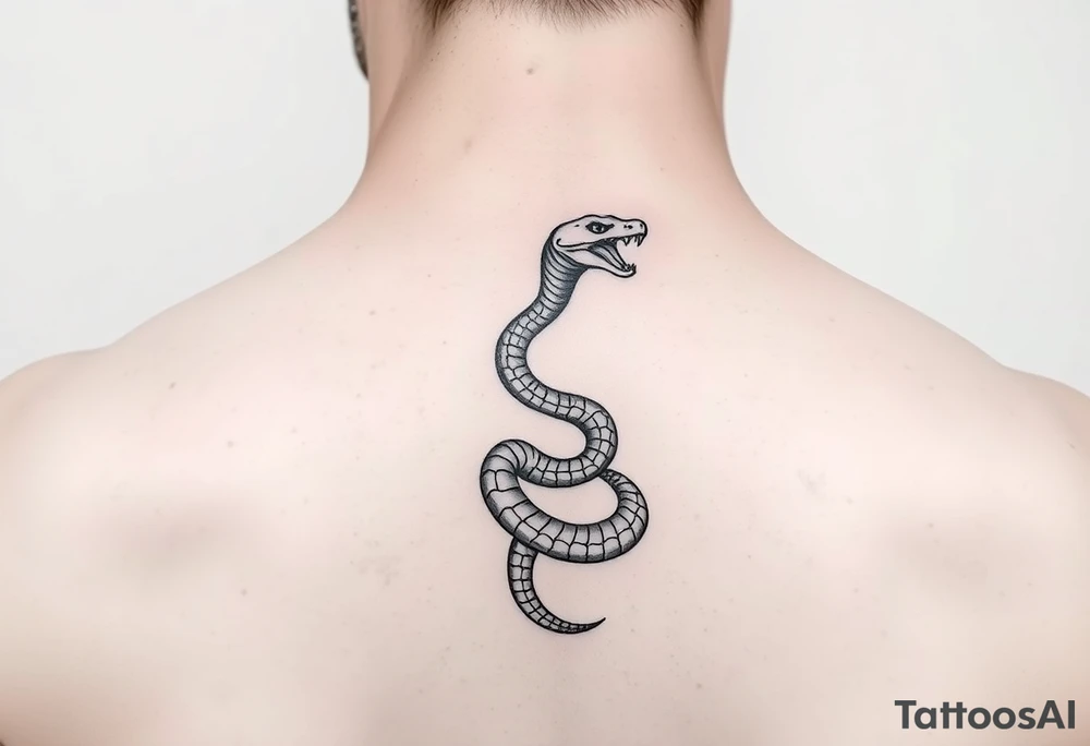 ankler with snake tattoo idea