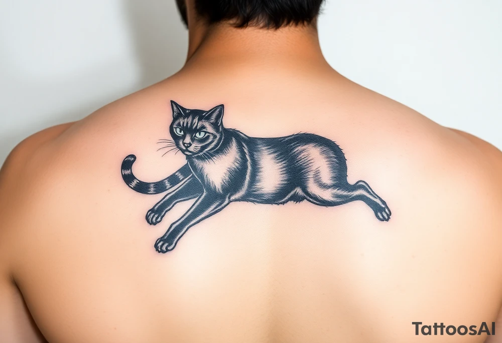 Black Cat tattoo idea