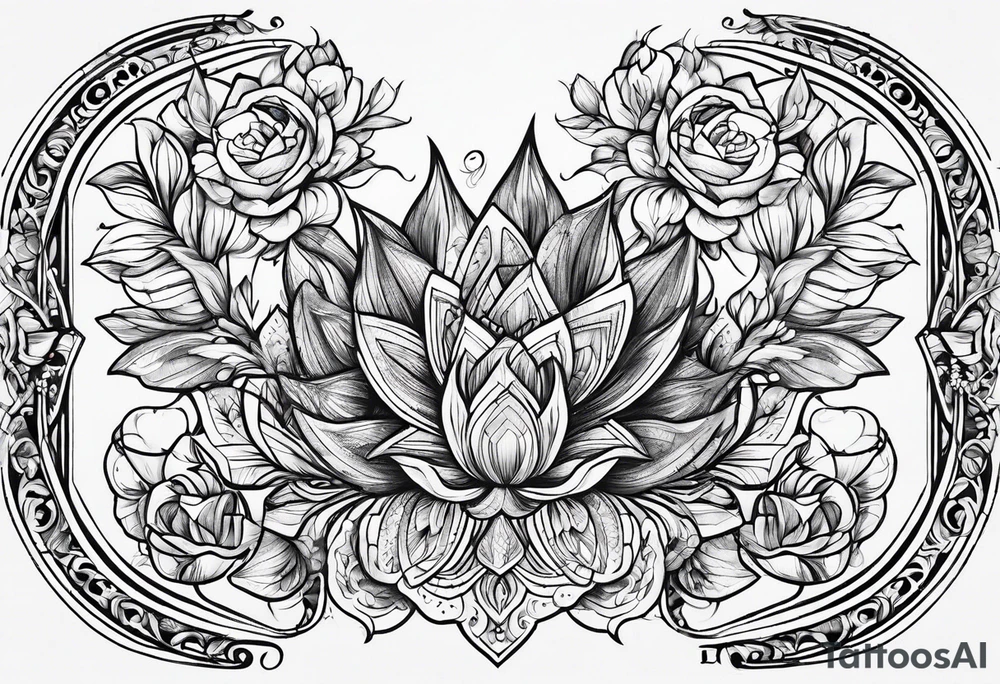 Name Lika and Lera tattoo idea