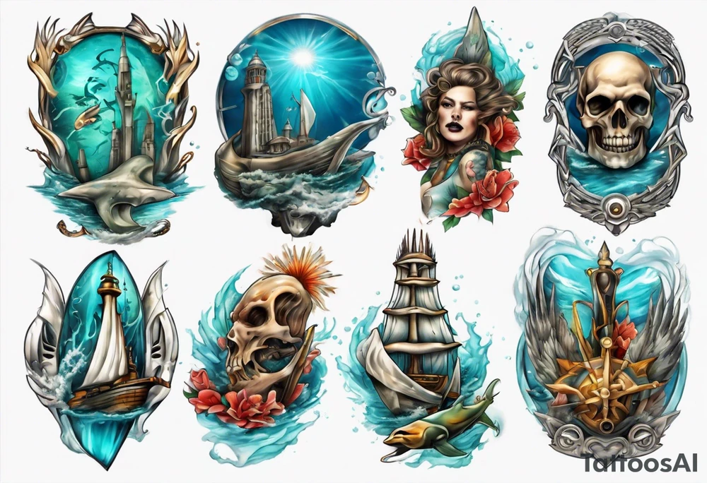 Atlantis tattoo idea