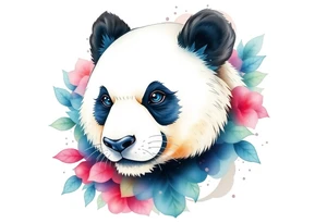 Panda tattoo idea