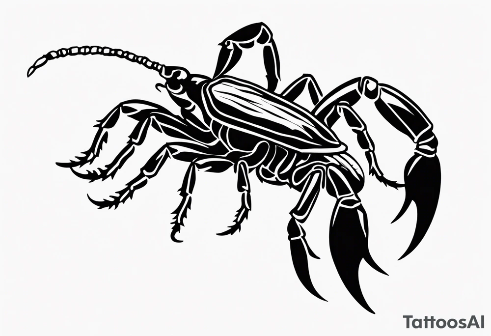 small Julia scorpion tattoo idea