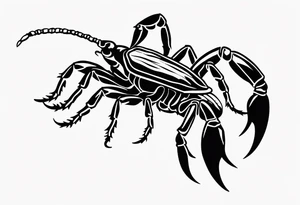 small Julia scorpion tattoo idea