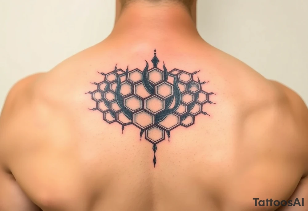 Honey comb tattoo idea