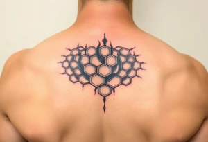 Honey comb tattoo idea