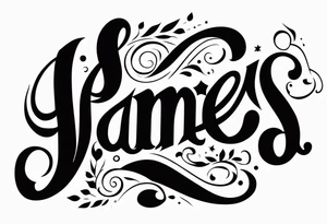 james tattoo idea