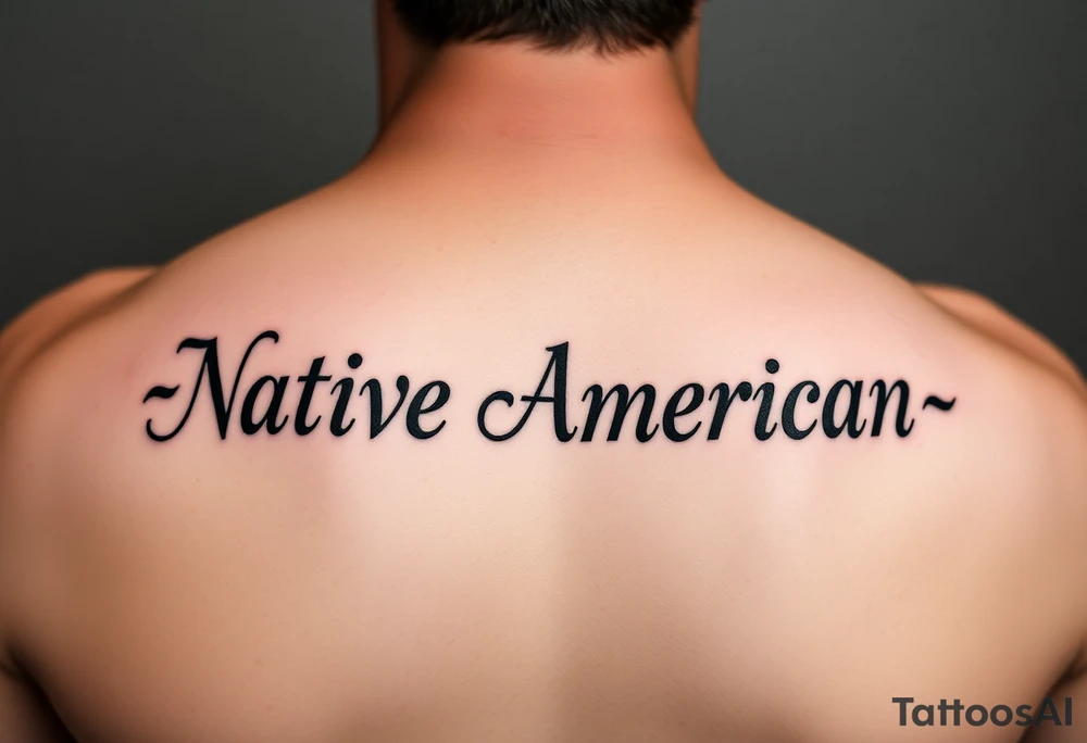 Native American themed tattoo idea