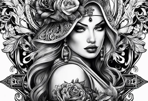 gangster tattoo idea