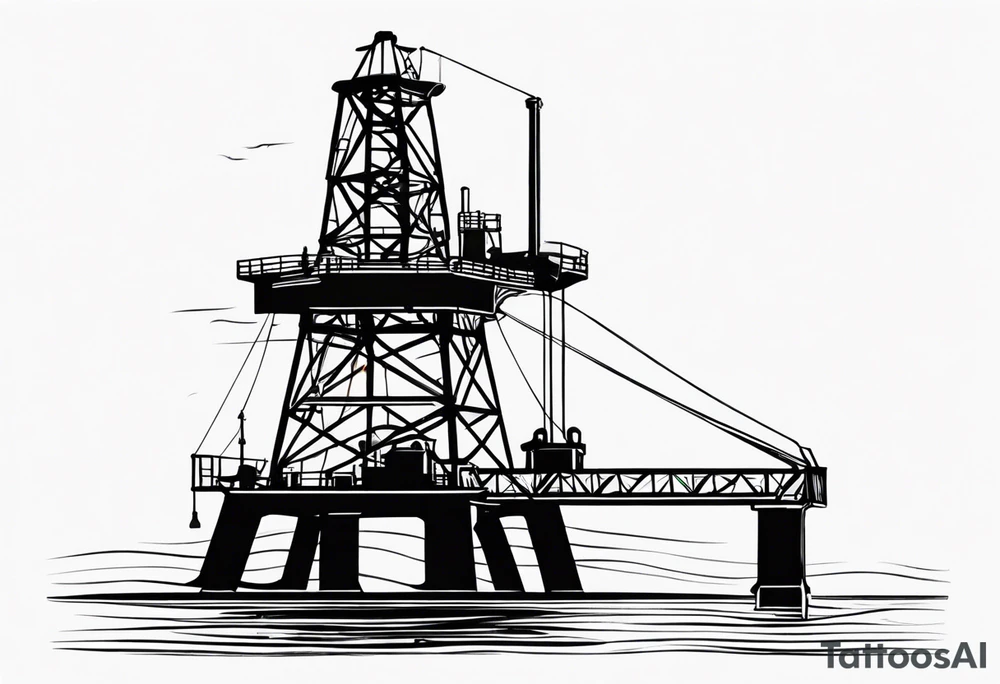Texas,  oil rig,  Irish tattoo idea