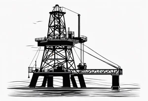 Texas,  oil rig,  Irish tattoo idea