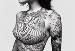 Dark lightning tattoo idea