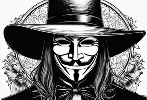 v for vendetta tattoo idea