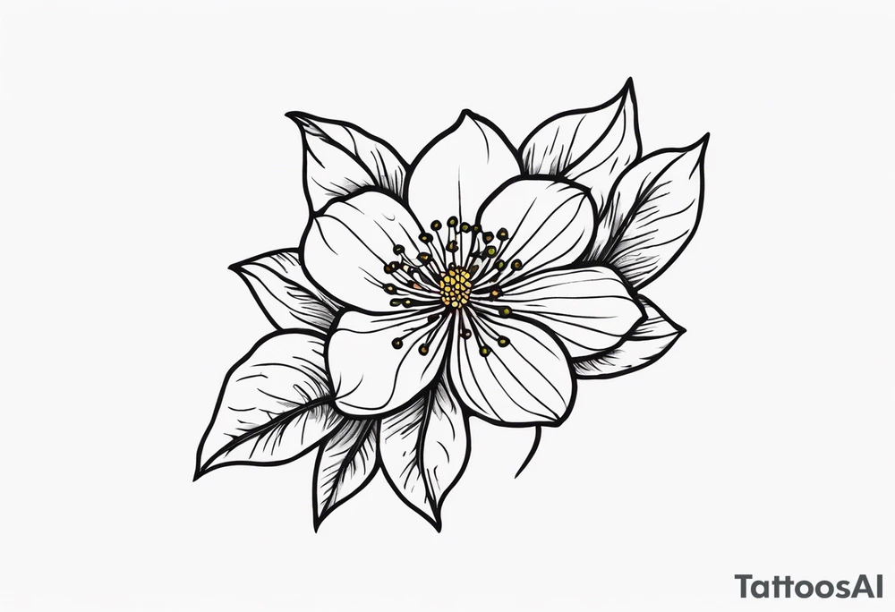 Cherry blossom tattoo idea