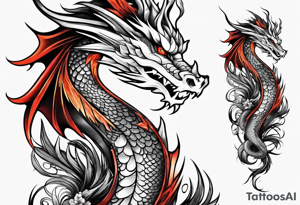 Dragon tattoo idea