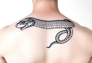 anker with snake tattoo idea