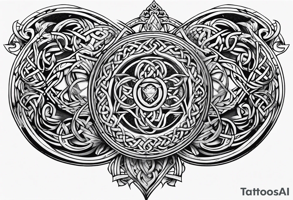 Celtic sleeve tattoo idea