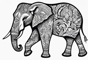 Majestic Elephant tattoo idea