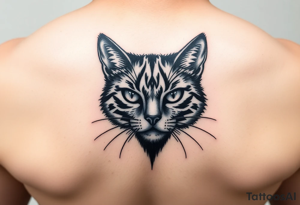 Black Cat tattoo idea