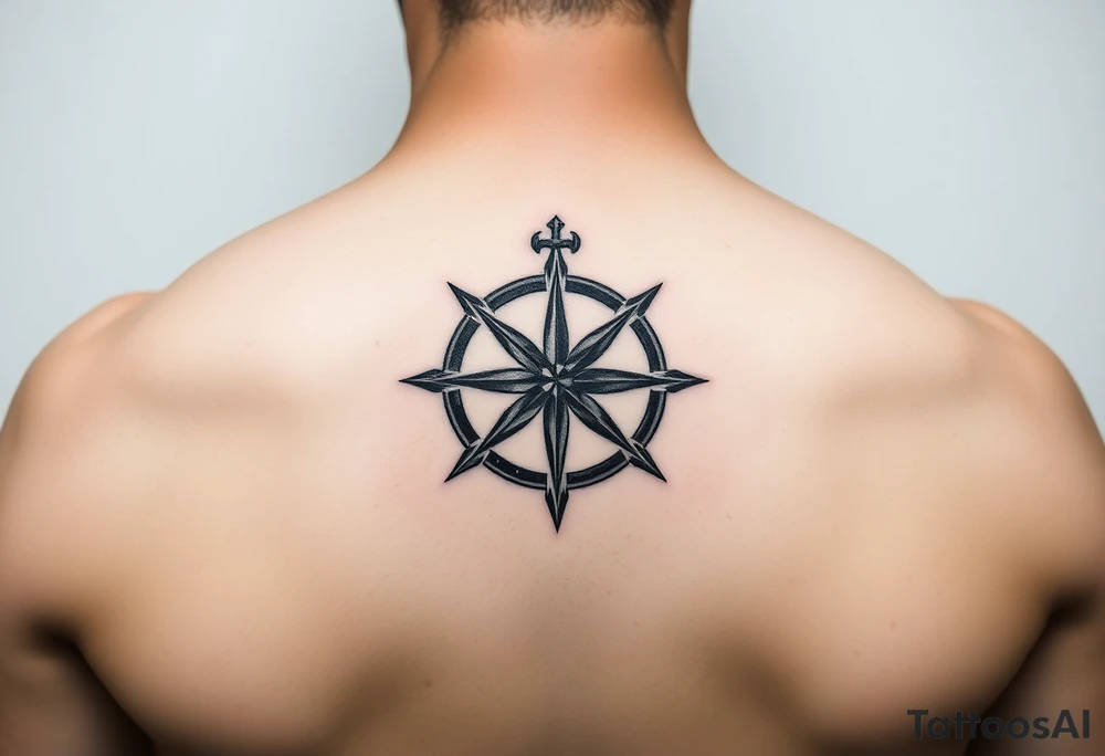 Compass tattoo idea