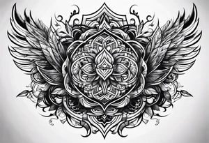 change motive on leg tattoo idea