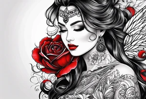 black and red. arm. family tattoo idea